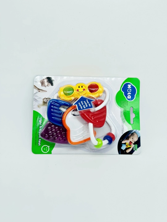 Погремушка-прорезыватель Hola Toys ключики. С световым эффектом. Погремушка