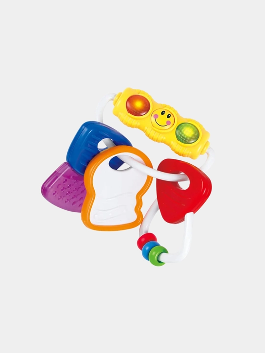 Погремушка-прорезыватель Hola Toys ключики. С световым эффектом. Погремушка