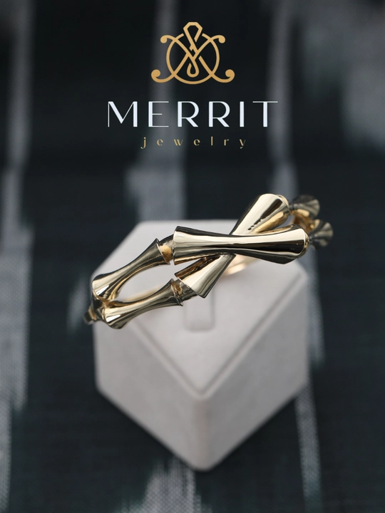 Золотой браслет для женщин и девушек, 585 проба, модель M24B, MERRIT GOLD