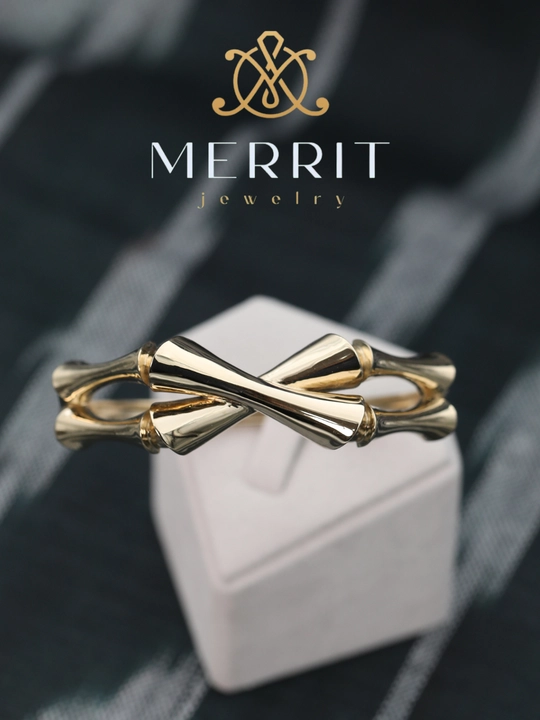 Золотой браслет для женщин и девушек, 585 проба, модель M24B, MERRIT GOLD