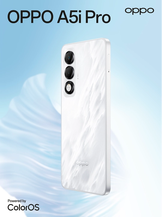 Смартфон Oppo A5i про (8+8)/128 ГБ, белый/фиолетовый, IP65 пылевлагозащита, 1 год гарантии