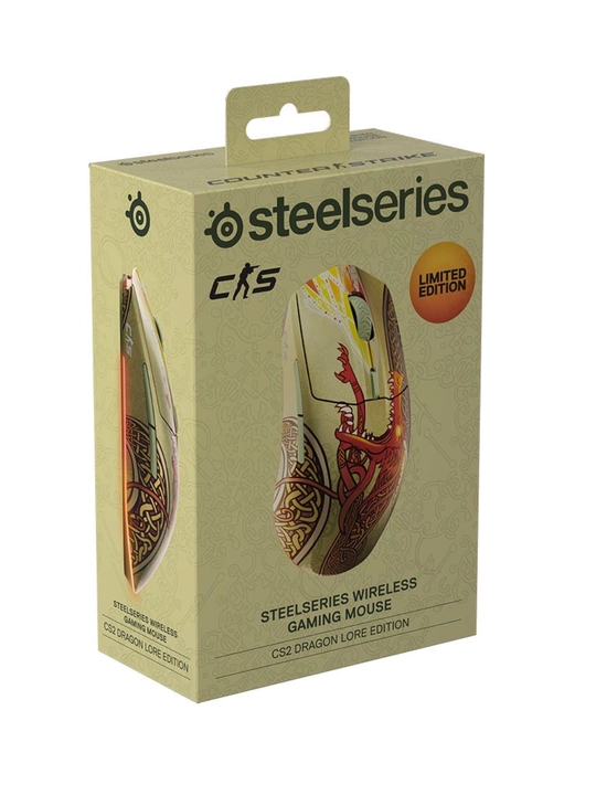 SteelSeries Wireless Gaming Mouse CS2 Dragon Lore Edition беспроводная игровая мышь