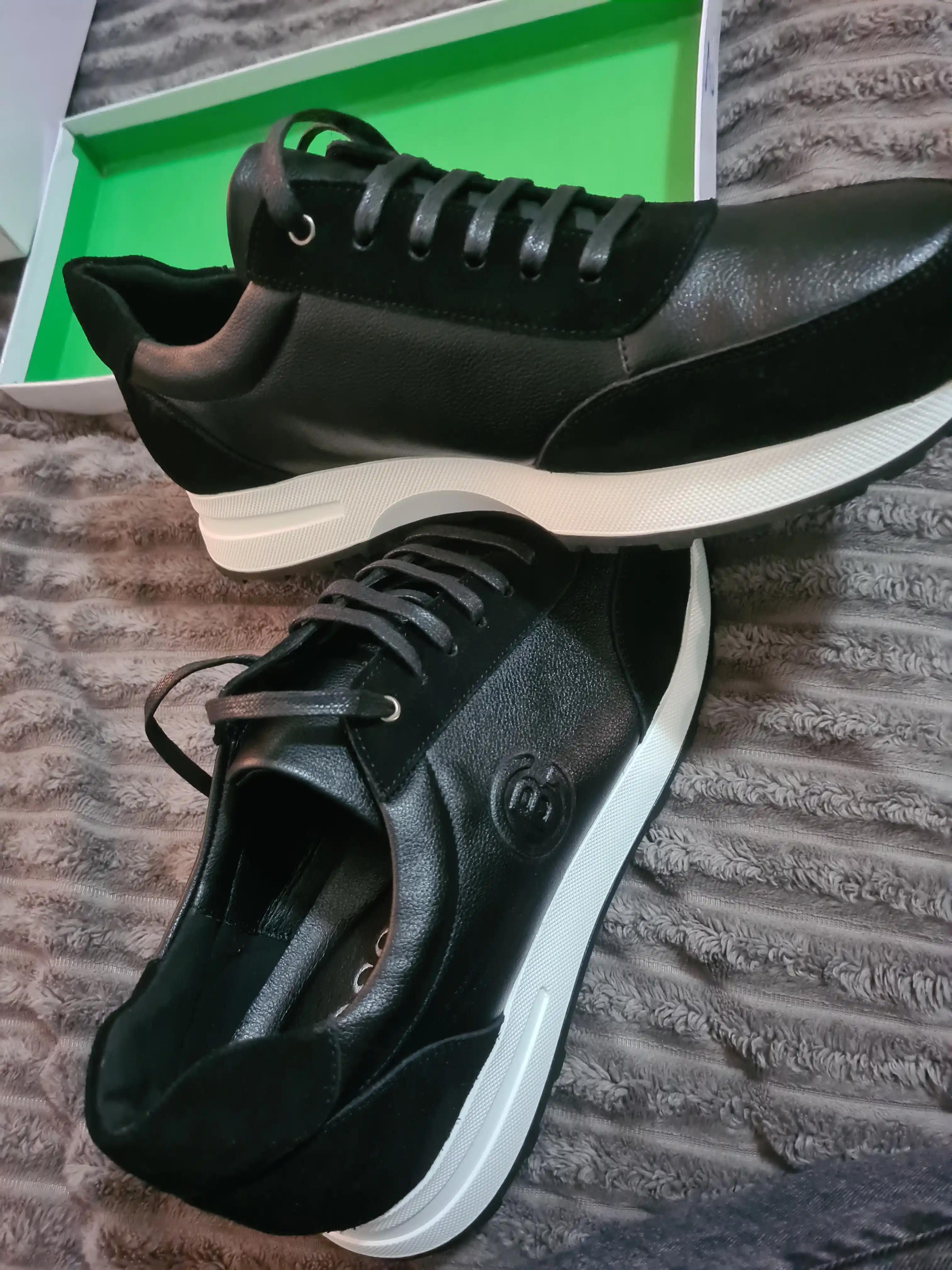 Кроссовки Boss из натуральной кожи и замши, Турция 39-45