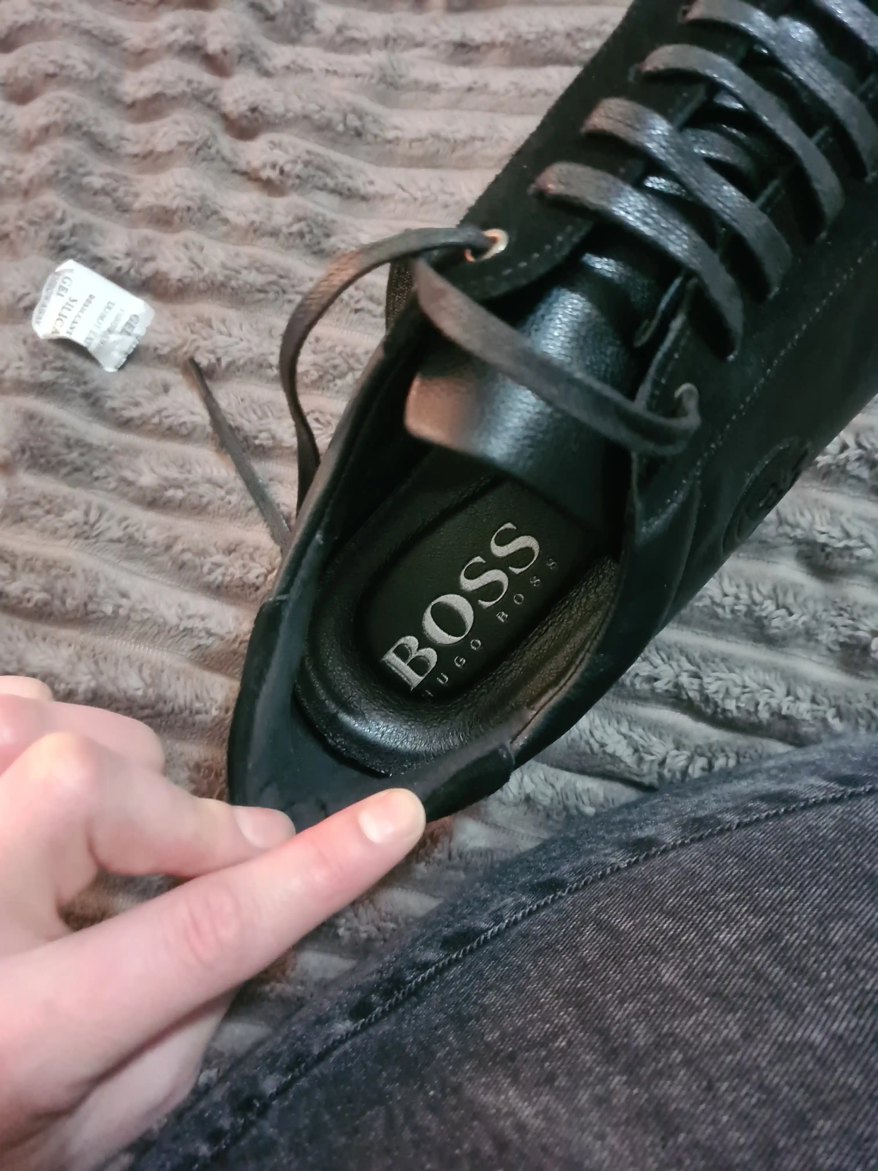 Кроссовки Boss из натуральной кожи и замши, Турция 39-45