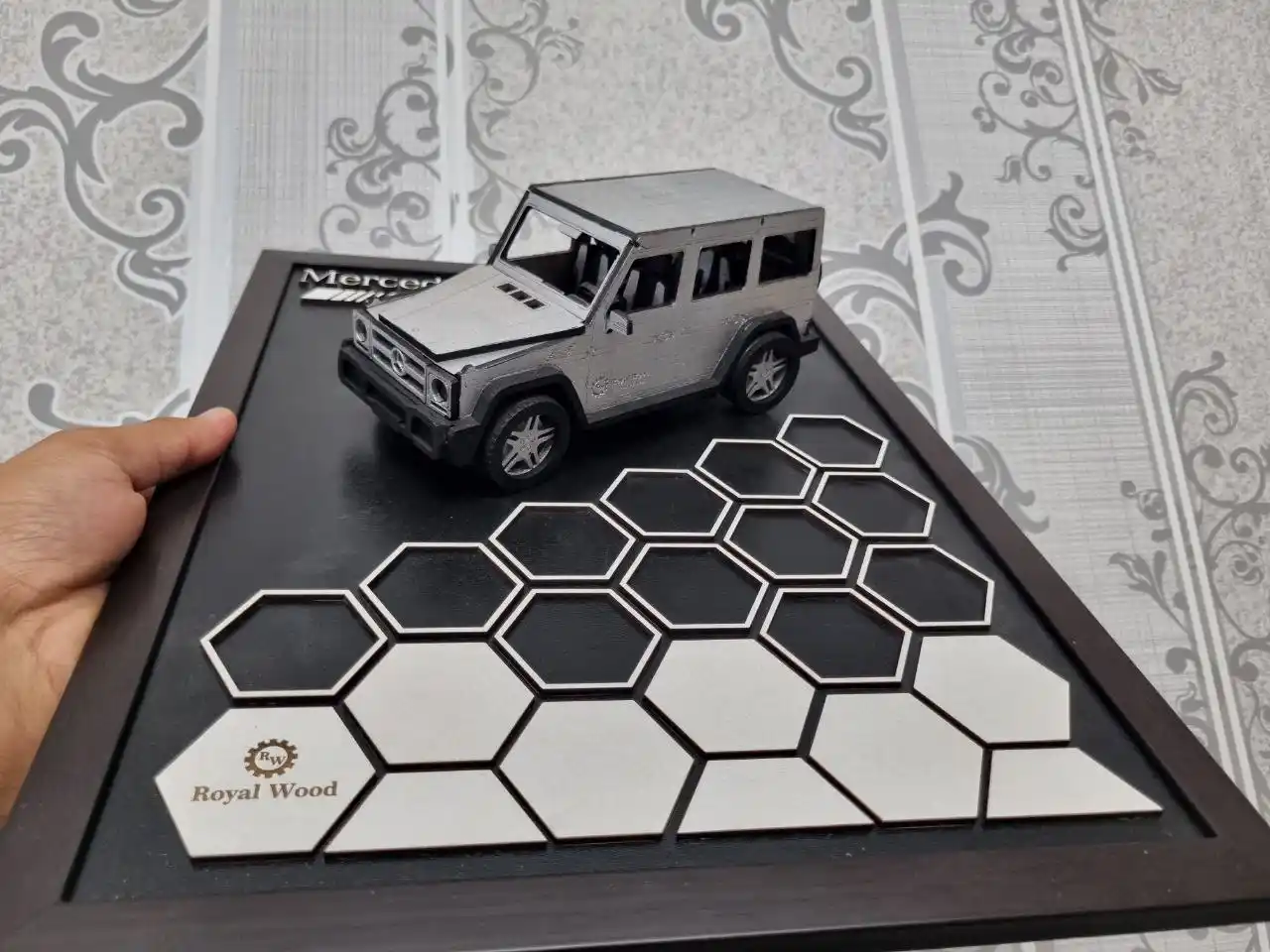 7D Картина Ручная работа Mersedes-Benz G-class. Лучший подарок мужчине. Royal Wood