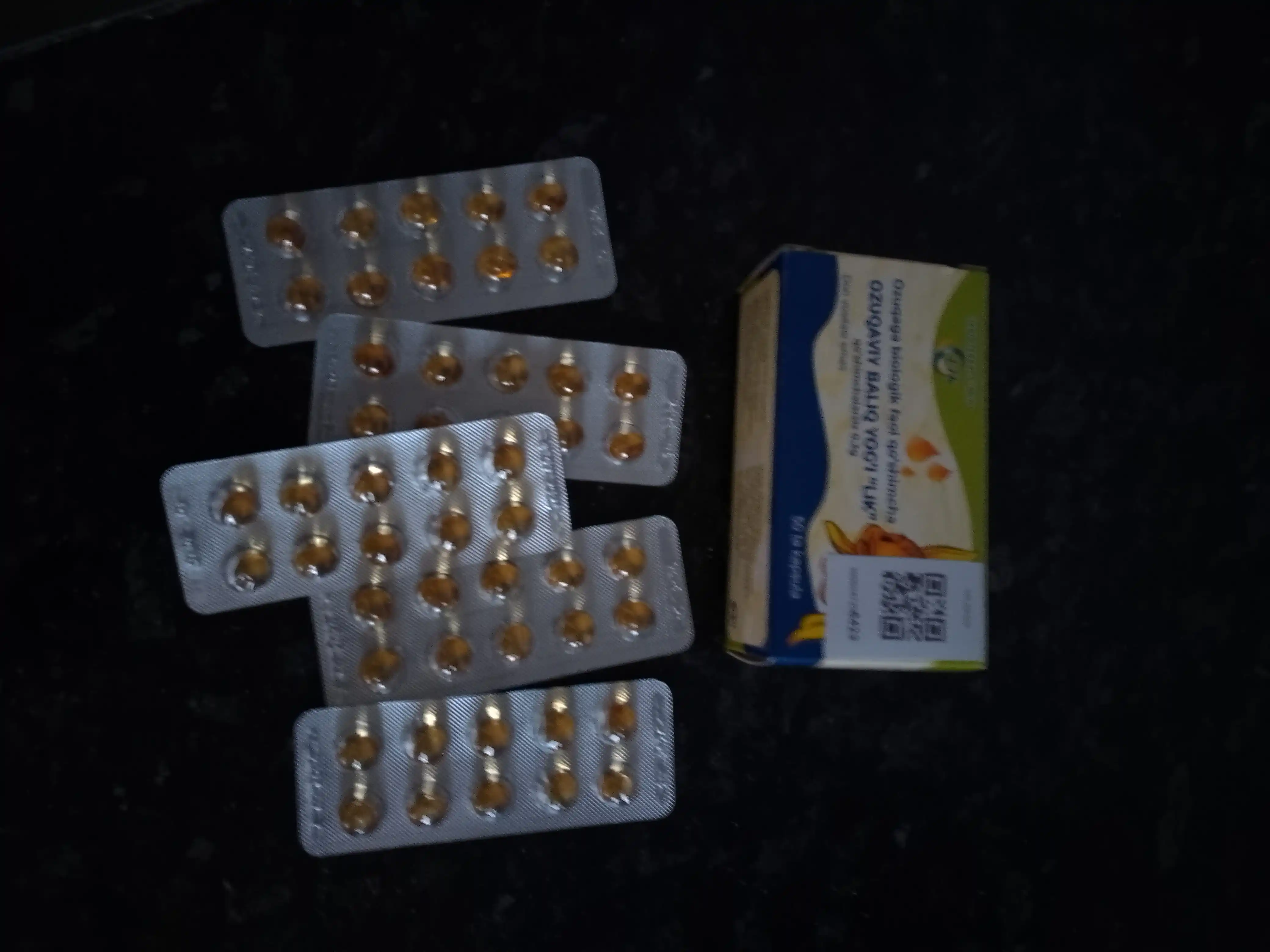 Baliq yog'i LIK qo'shimchalarsiz, 300 mg, 50 kapsula