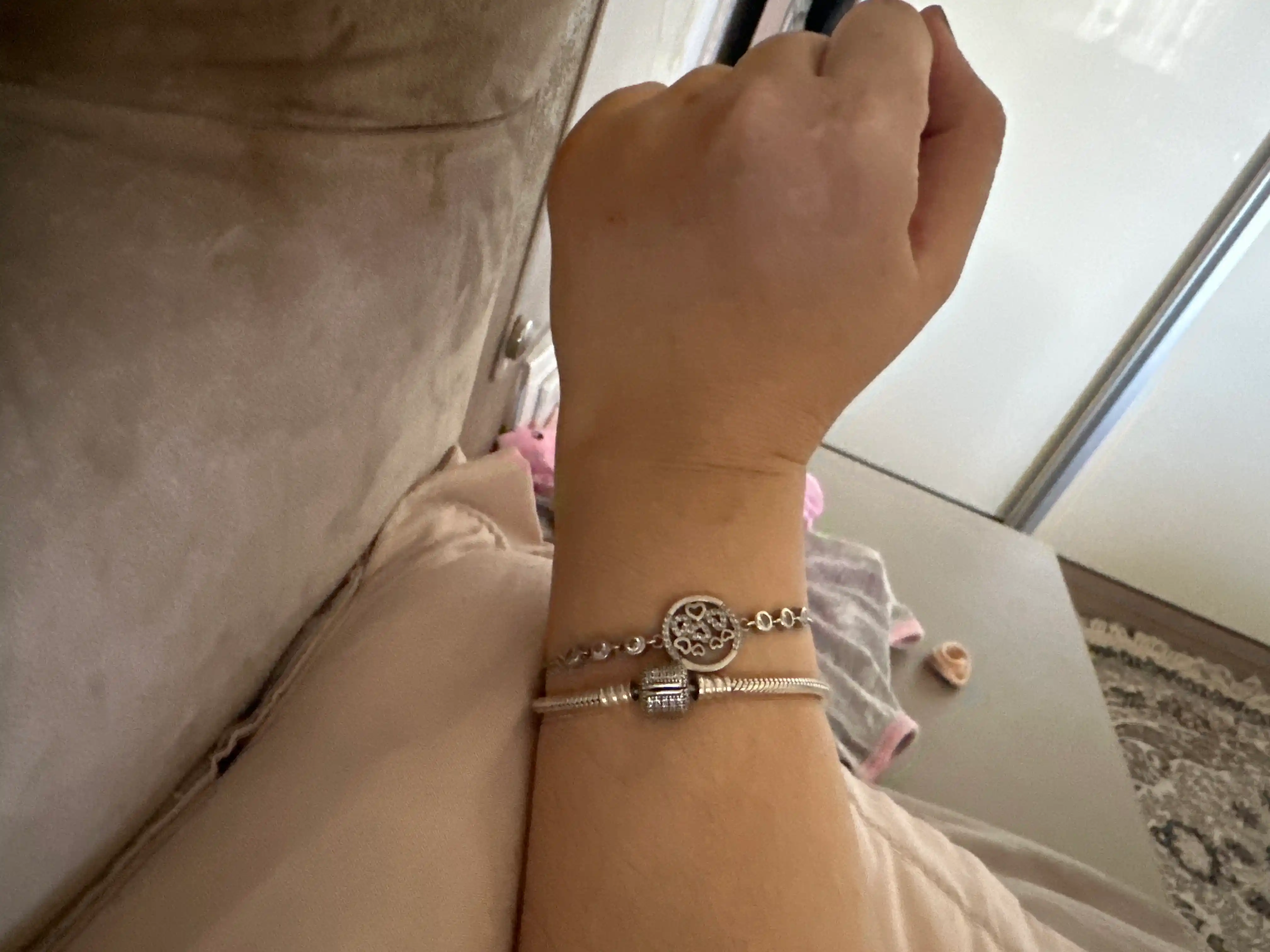 Серебряный браслет PANDORA, 590723CZ
