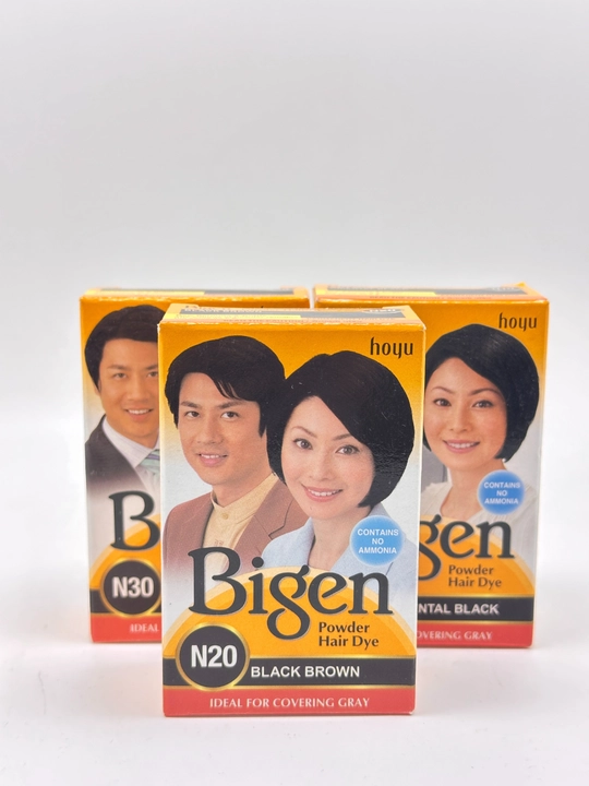 Краска для бровей Bigen, Стойкий, безопасный и естественный цвет 