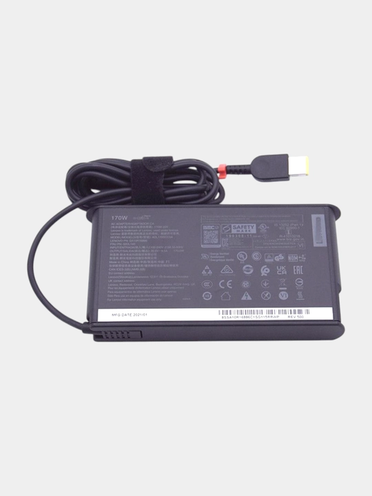 Lenovo Noutbuklarni zaryadlovchi 170 Vt, 20V8.5A, ThinkPad P50 - P53 uchun