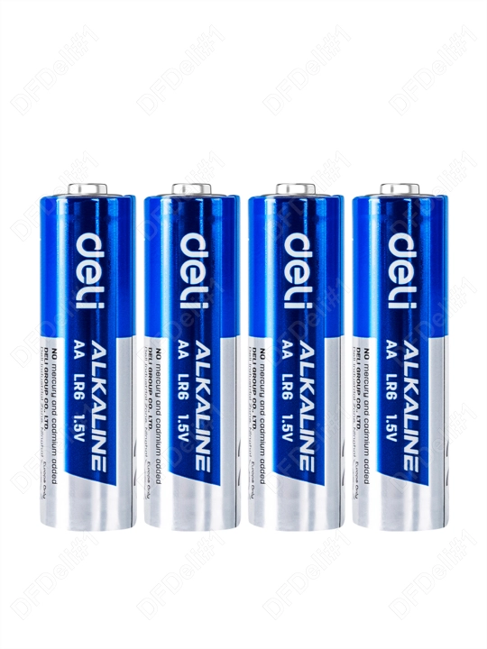 AA LR6 1,5V batareyalar 4 dona 18501 Deli blister, 18501