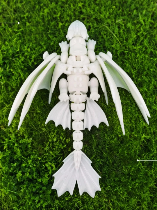 Bo‘g‘inli Kunduzgi Ajdaho 3D – harakatlanuvchi o‘yinchoq, antistress fidget