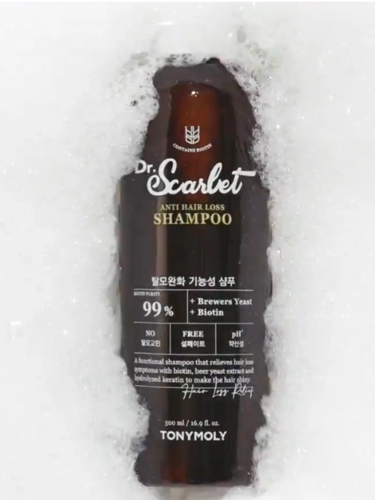 Soch to‘kilishiga qarshi shampun TonyMoly DR.SCARLET Anti Hair Loss Shampoo, 500 ml