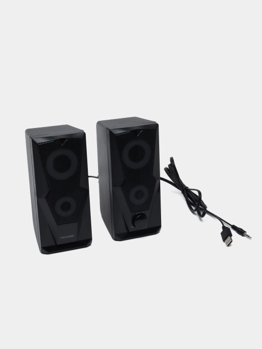 Сабвуфер Microlab B-27 / 2.0 / 10 Вт RMS (2×5 Вт) / питание по USB / AUX / 3,5 мм