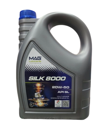 Моторное масло MAG Lubricants SILK 8000 20W-50, 4 л — UNIAVTO-SILK800020W50