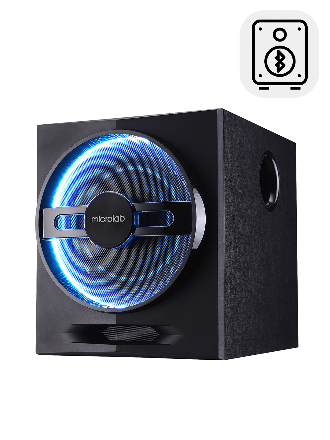 Microlab T-10 sabvuferi / 2.1 / 56 Vt RMS, 2×16 Vt va 24 Vt, Bluetooth