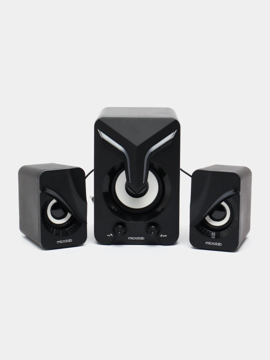 Microlab U270 PHENIX / 2.1 / ≈ 11 Vt RMS kolonkasi, 5 Vt sabvufer, 2×3 Vt sun’iy yo‘ldosh