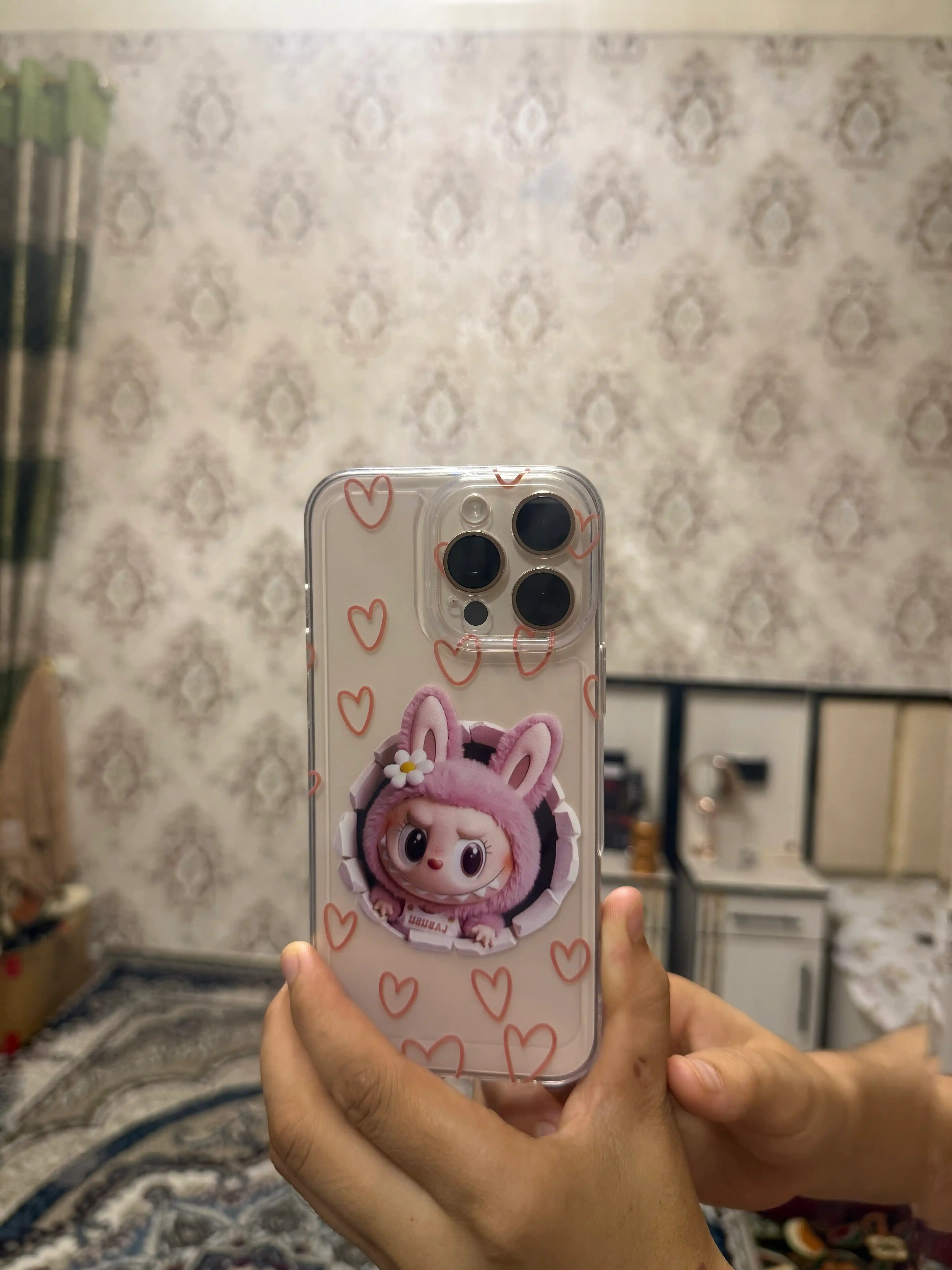 Чехол для IPhone 11, 12, 13, 14, 15, 16, Pro, Max, плюс, Лабубу