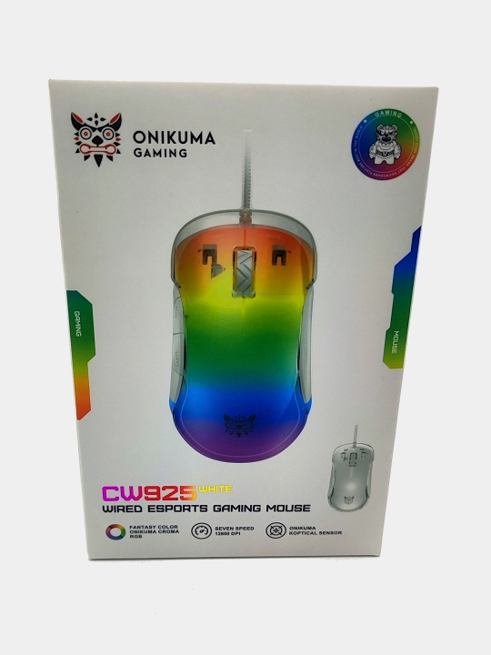 ONIKUMA CW925 simli oʻyin sichqonchasi, RGB yoritgichi