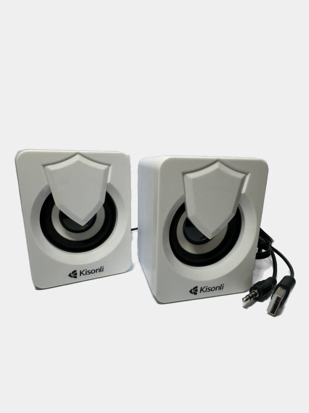 Колонки для компьютера Kisonli L-1030 5 Вт, 2.0, питание от USB, RGB подсветка