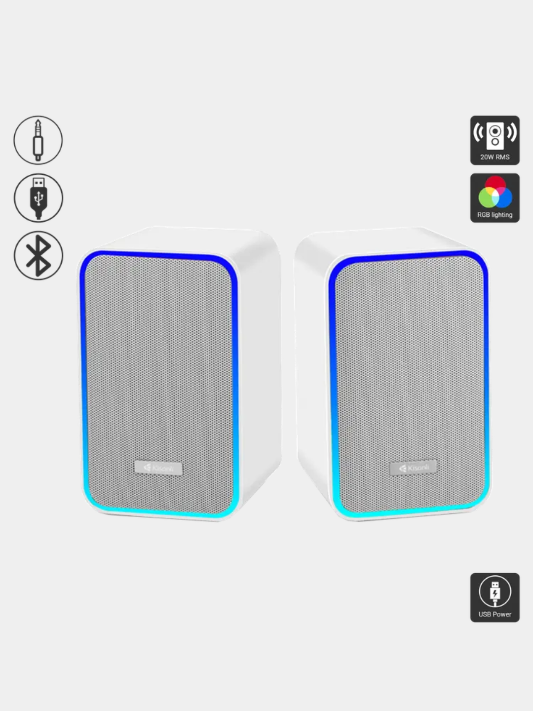 Kolonka Kisonli Bluetooth bilan X20, X21, X22, RGB yoritgichi - 