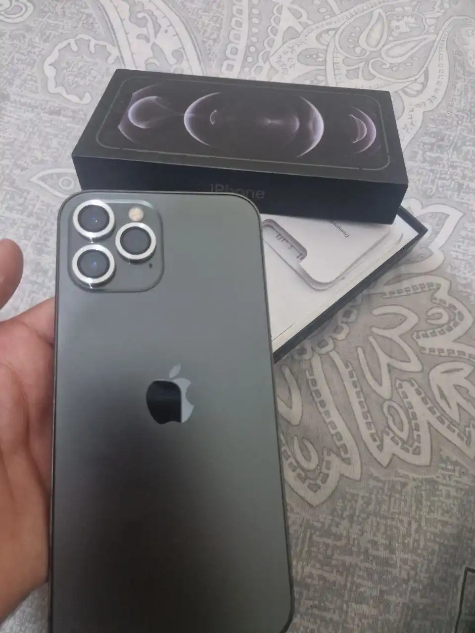 Смартфон Apple iPhone 12 Pro MAX, 128/256 ГБ , SIM+sim, чехол и стекло в подарок