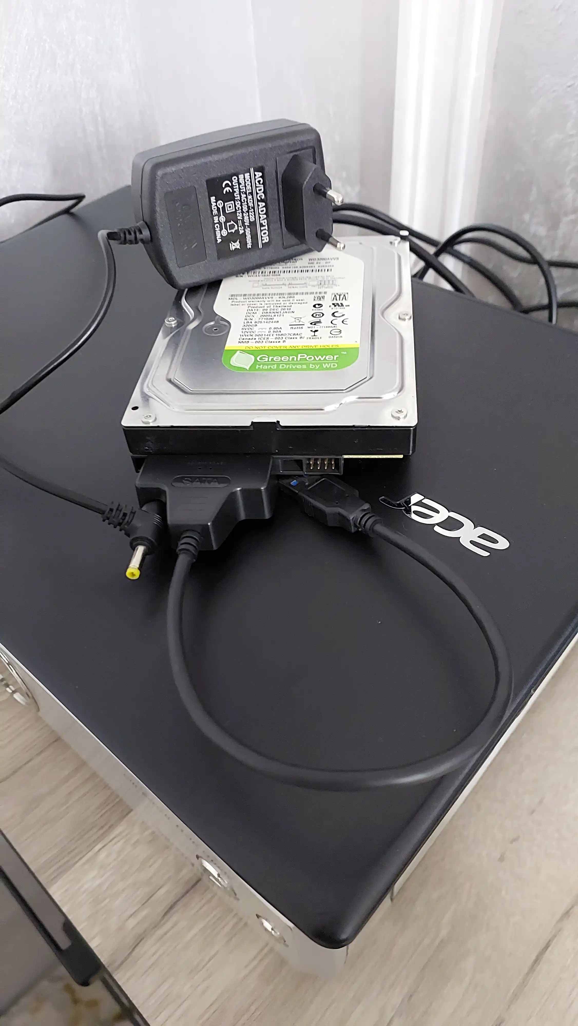 SATA-USB 3.0 adapter kabeli, 2.5" SSD va HDD disklar uchun adapter