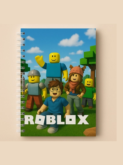 Блокнот Roblox А5, для записей — ТОЧКА-ROBLOX-ЗЕЛЕН-точка