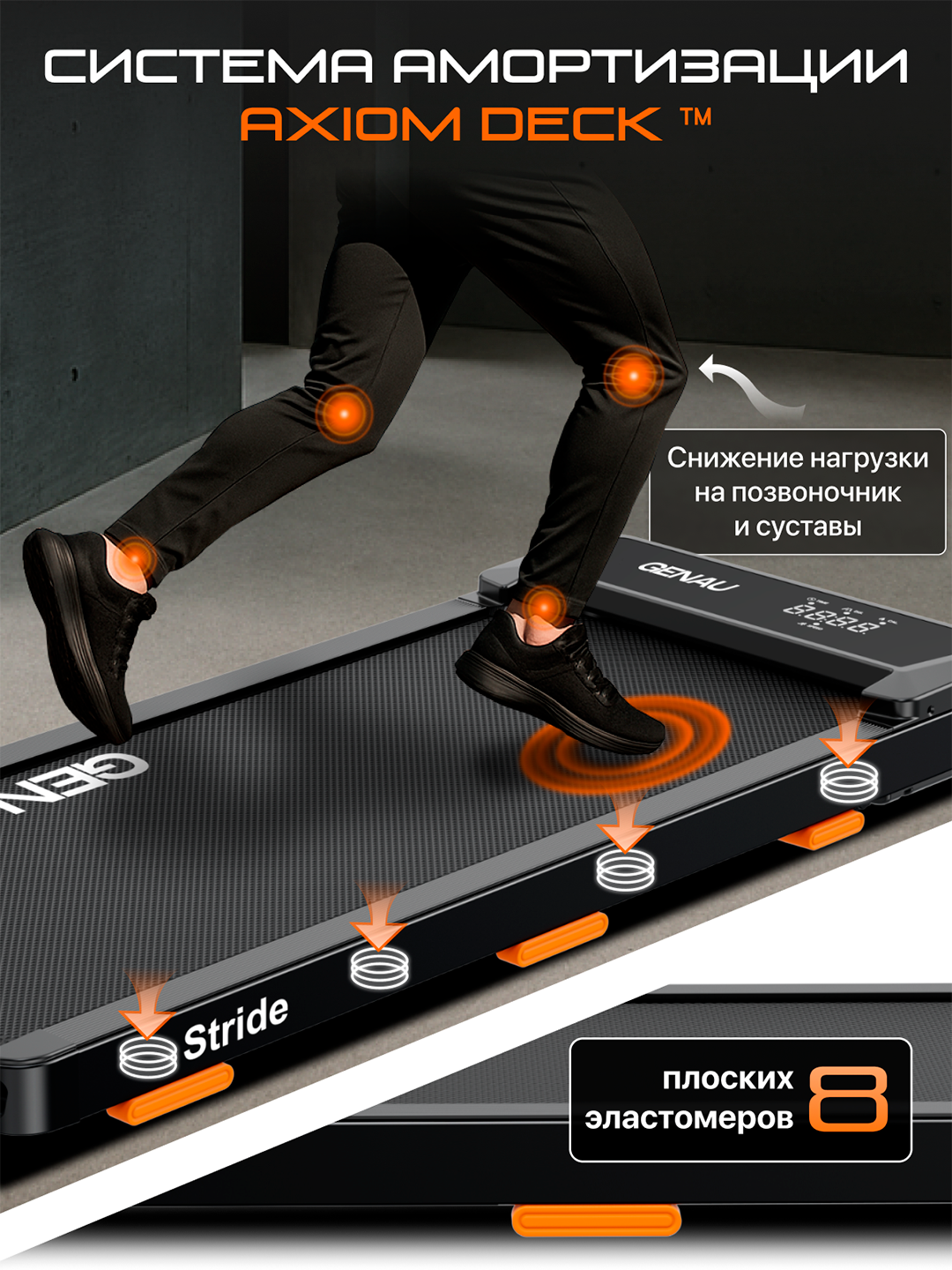 Беговая дорожка Genau New Stride *RT2-19A