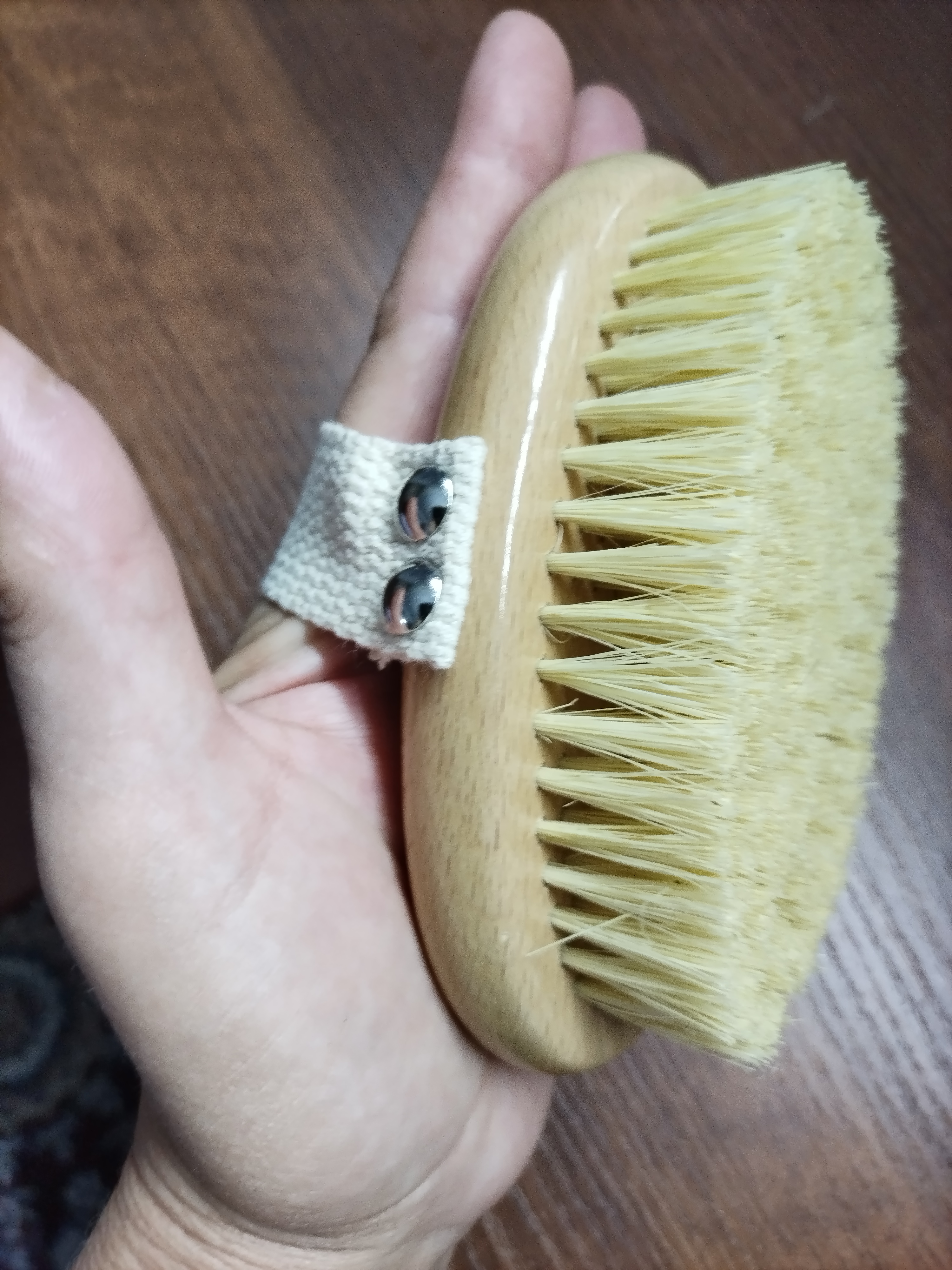 Щетка из кактуса для сухого массажа, антицеллюлитная