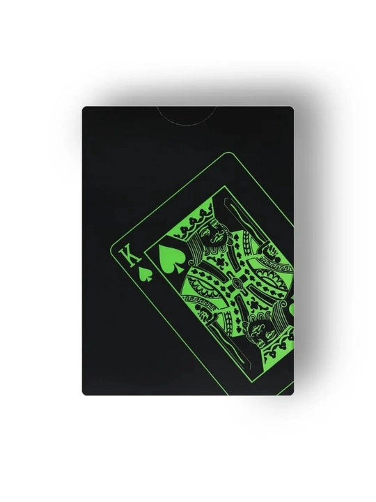 Poker, fokuslar, boshqa o‘yinlar uchun turli rangli neon kartalar, plastik, 54 dona
