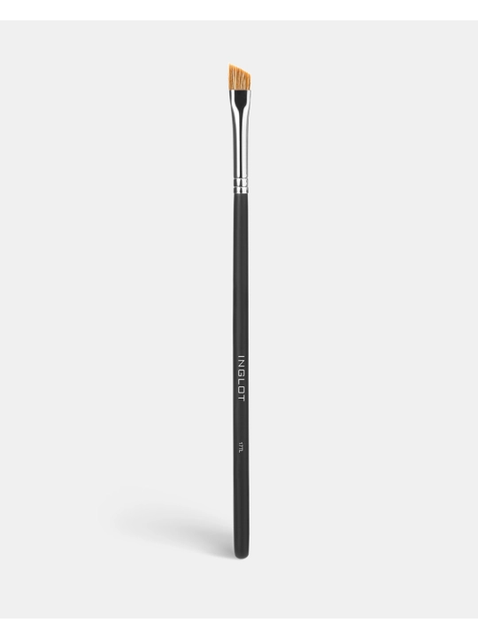 Кисть для бровей INGLOT тонкая, скошенная, для теней и макияжа глаз Makeup Brush 17TL NV - 