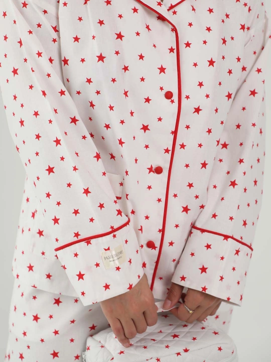Yulduz naqshli qulay pijama
