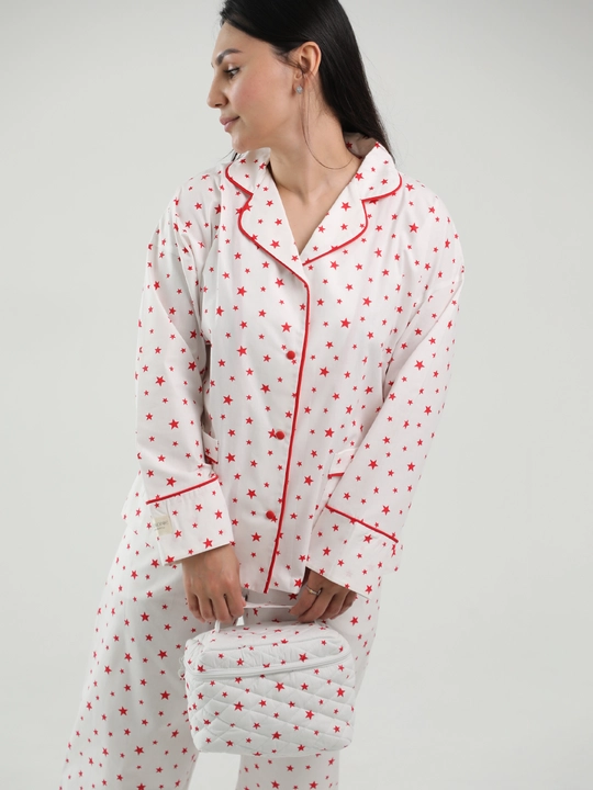 Yulduz naqshli qulay pijama