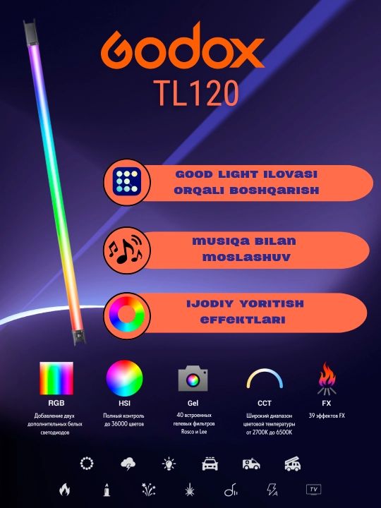 Godox TL120 RGB - 