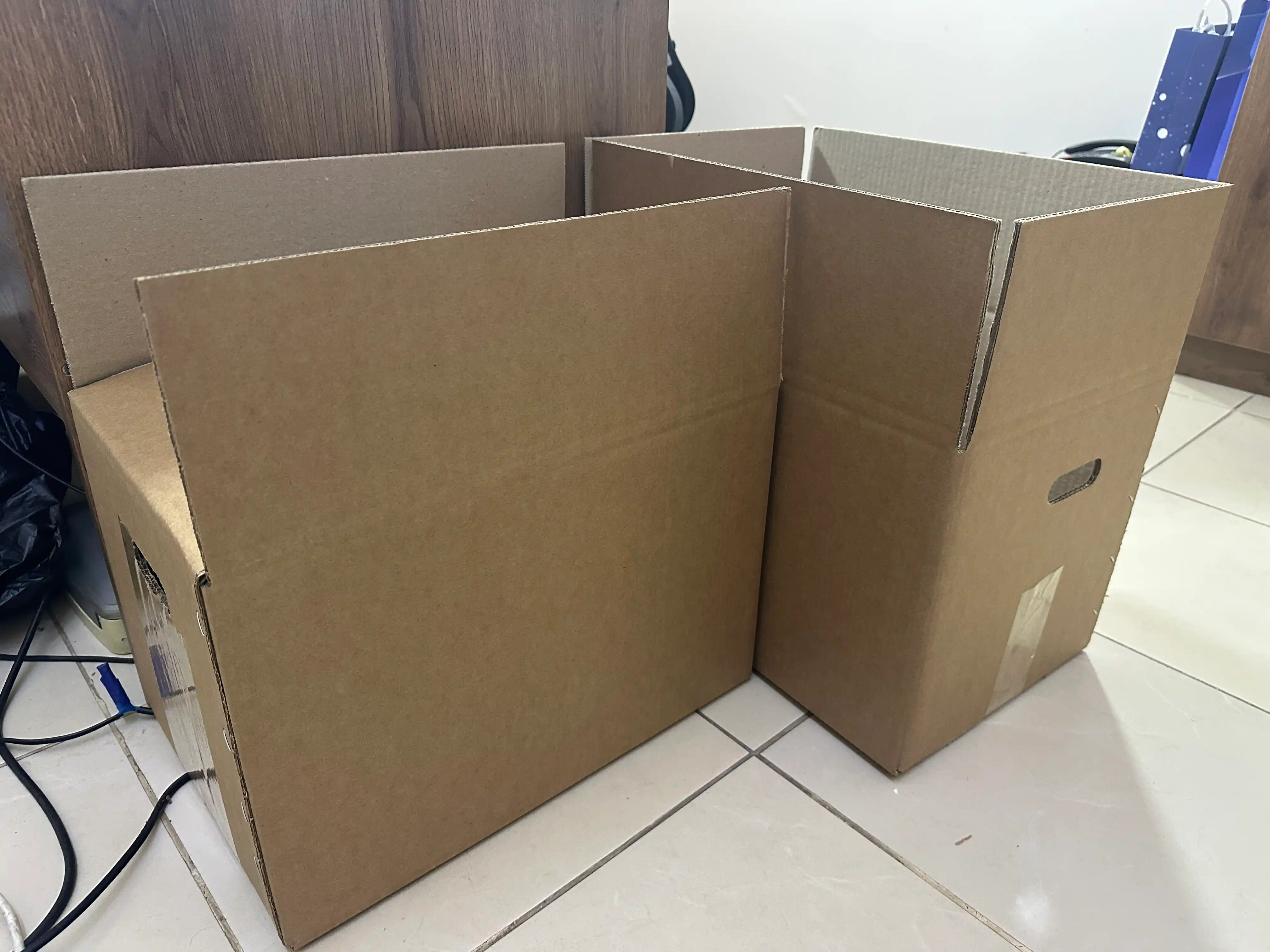 5 слойные коробки 45×30×30 см, с ручками, для переезда, хранения, маркетплейсов 3,5,10 шт