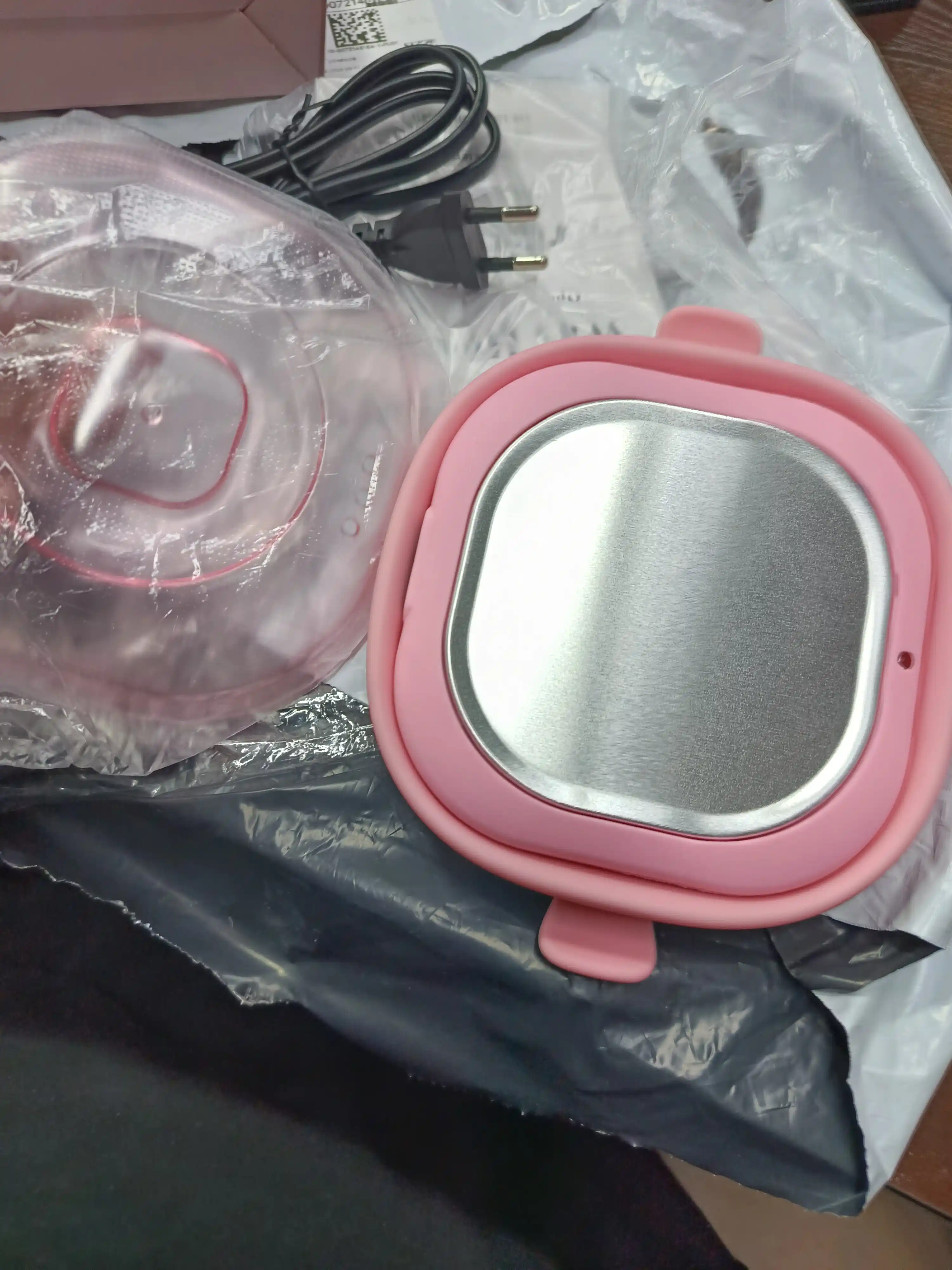 Depilyatsiya uchun yig‘iladigan silikon vaks isitkich, 400 ml, vosk va shpatellar