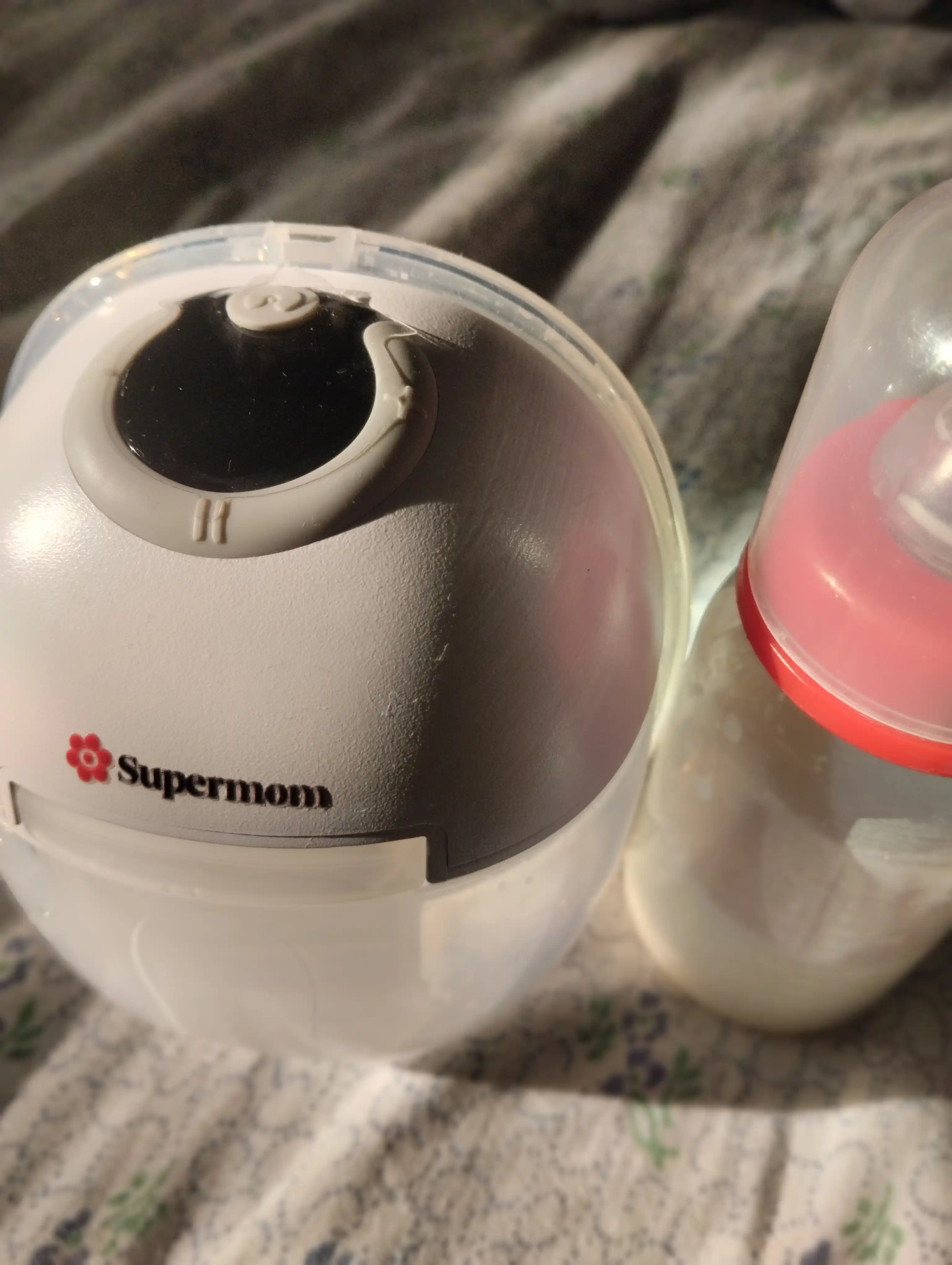 Ko‘krak suti so'gish moslamasi, elektron, Supermom Elite White
