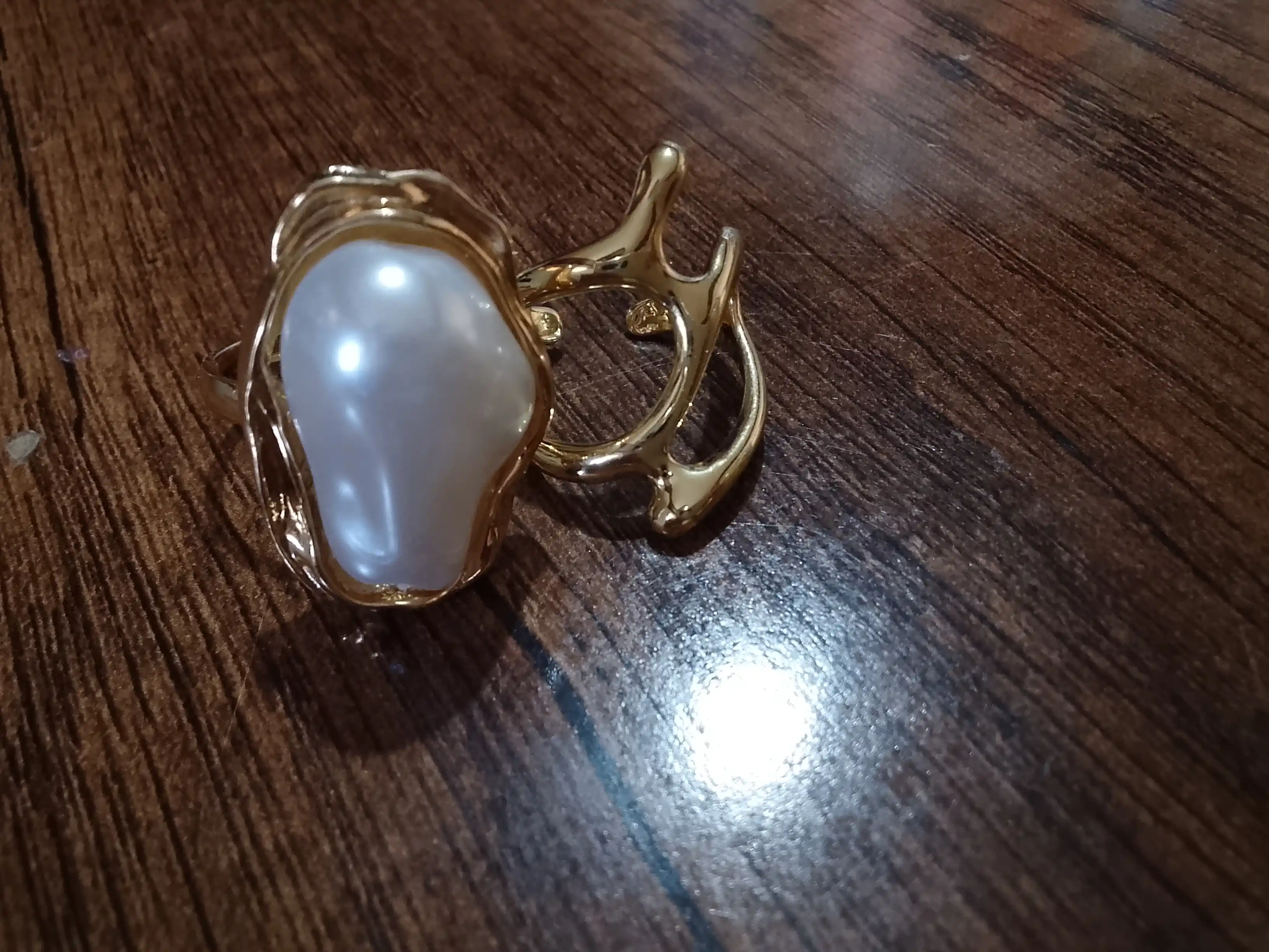 Женское кольцо, Gold and Silver