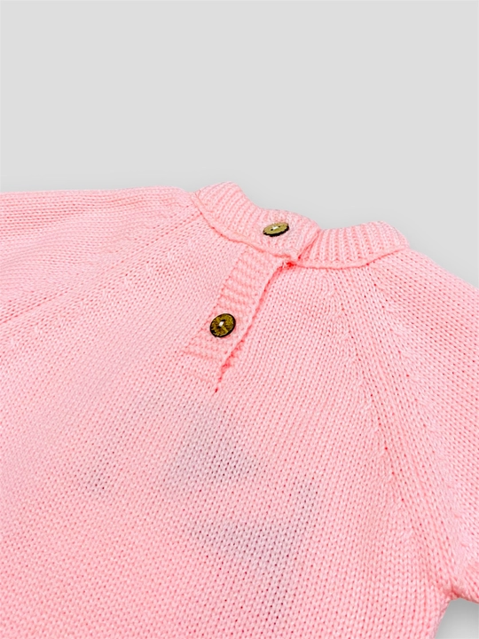 Chaqaloqalr uchun to'qilgan kiyim to'plami 9-12 oy qish, kuz