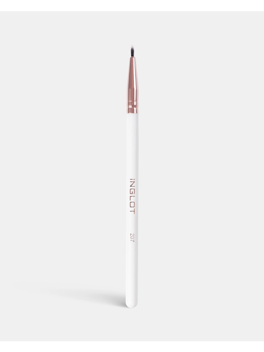 Кисть INGLOT тонкая для нанесения гелевых подводок для четких стрелок MAKEUP BRUSH 207 - 
