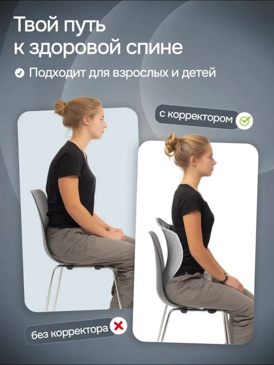 Корректор осанки для взрослых и детей – комфорт и поддержка спины