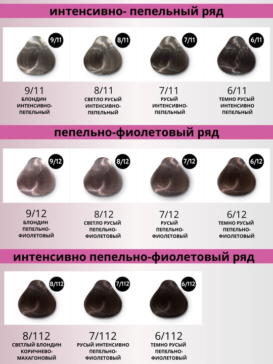 Перманентная крем-краска для волос OLLIN COLOR Platinum Collection, 100 мл