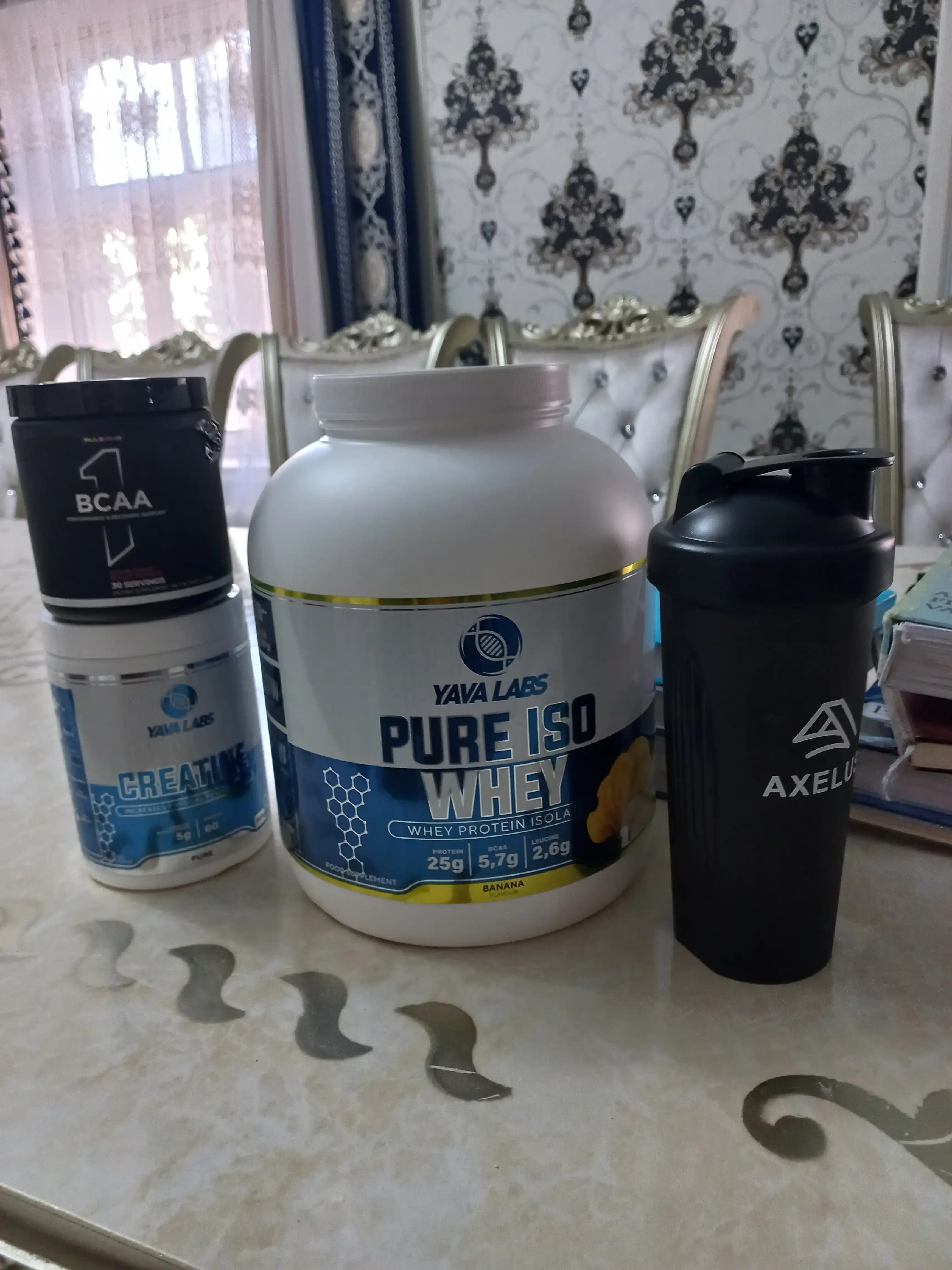YAVA LABS isolate  protein 2kg shokolad, vanil, banan, qulupnay