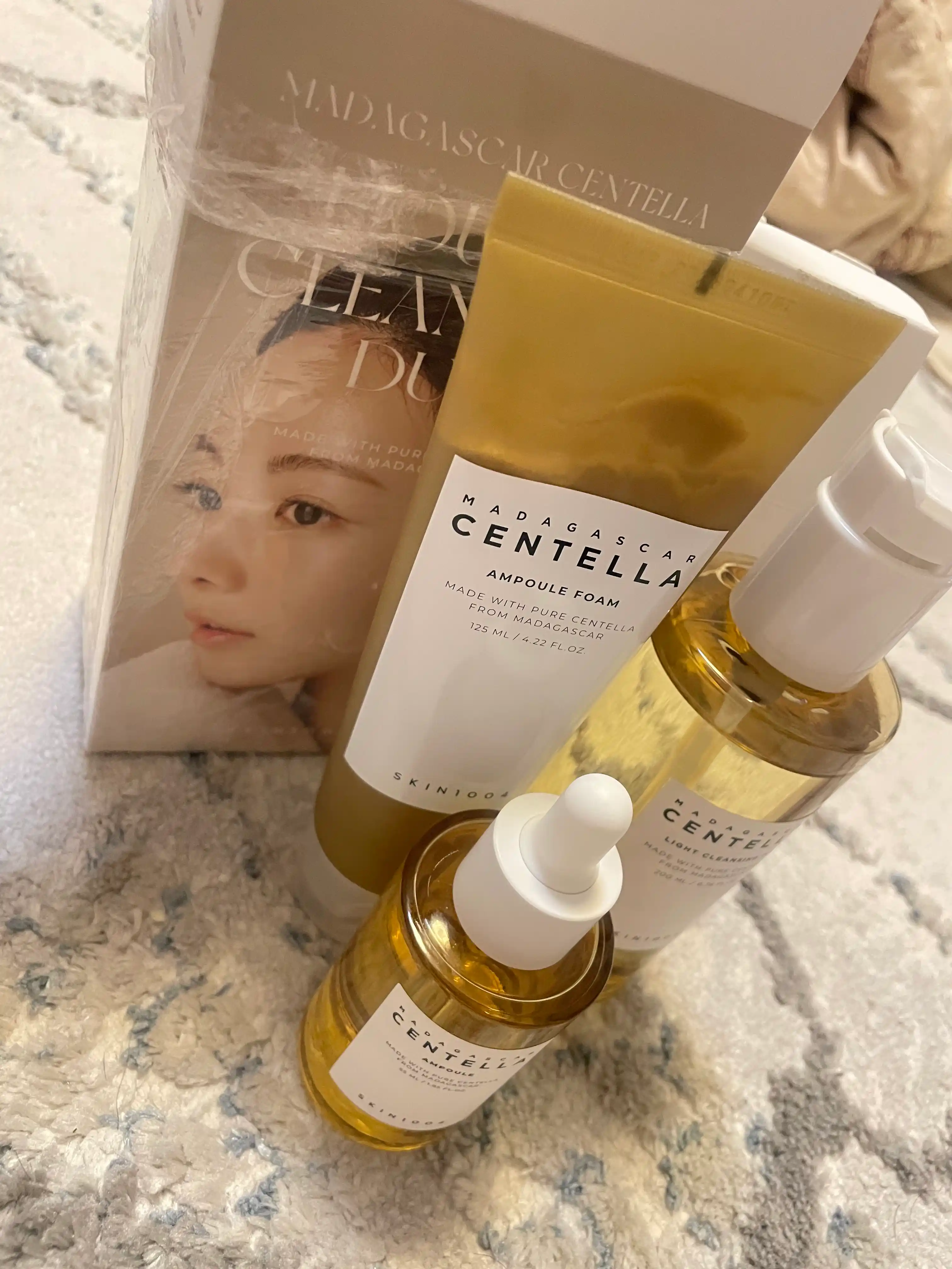 Ikki bosqichli tozalash to'plami, SKIN1004, Madagascar Centella, Double cleansing duo