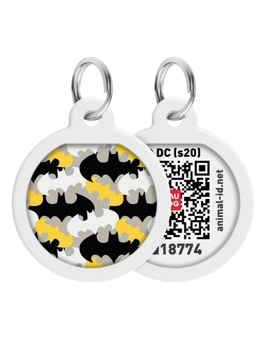 Адресники для собак и котов металлические WAUDOG Smart ID c QR паспортом - 