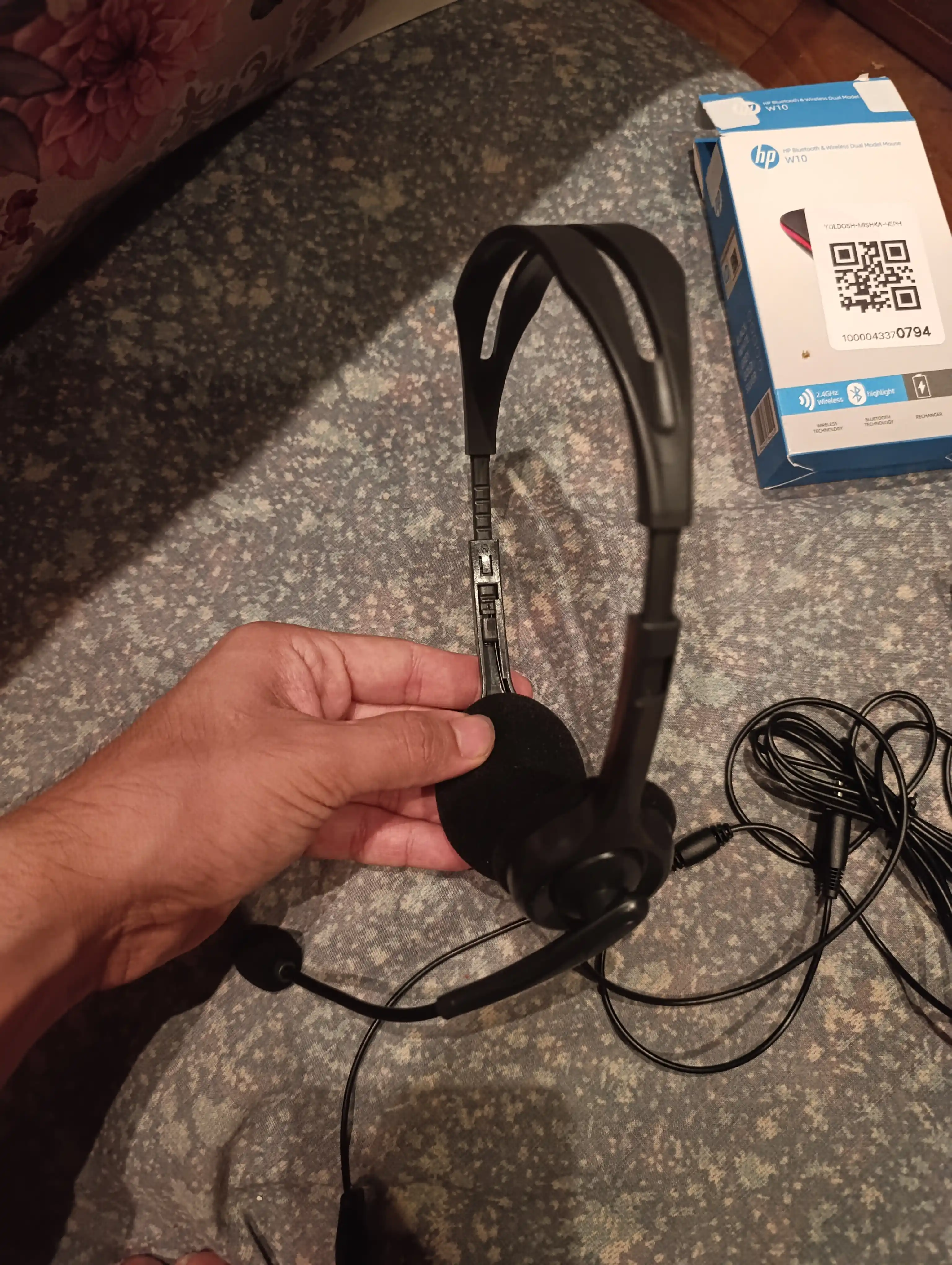 Наушники для Call Centre, Logitech h110, AUX подключение