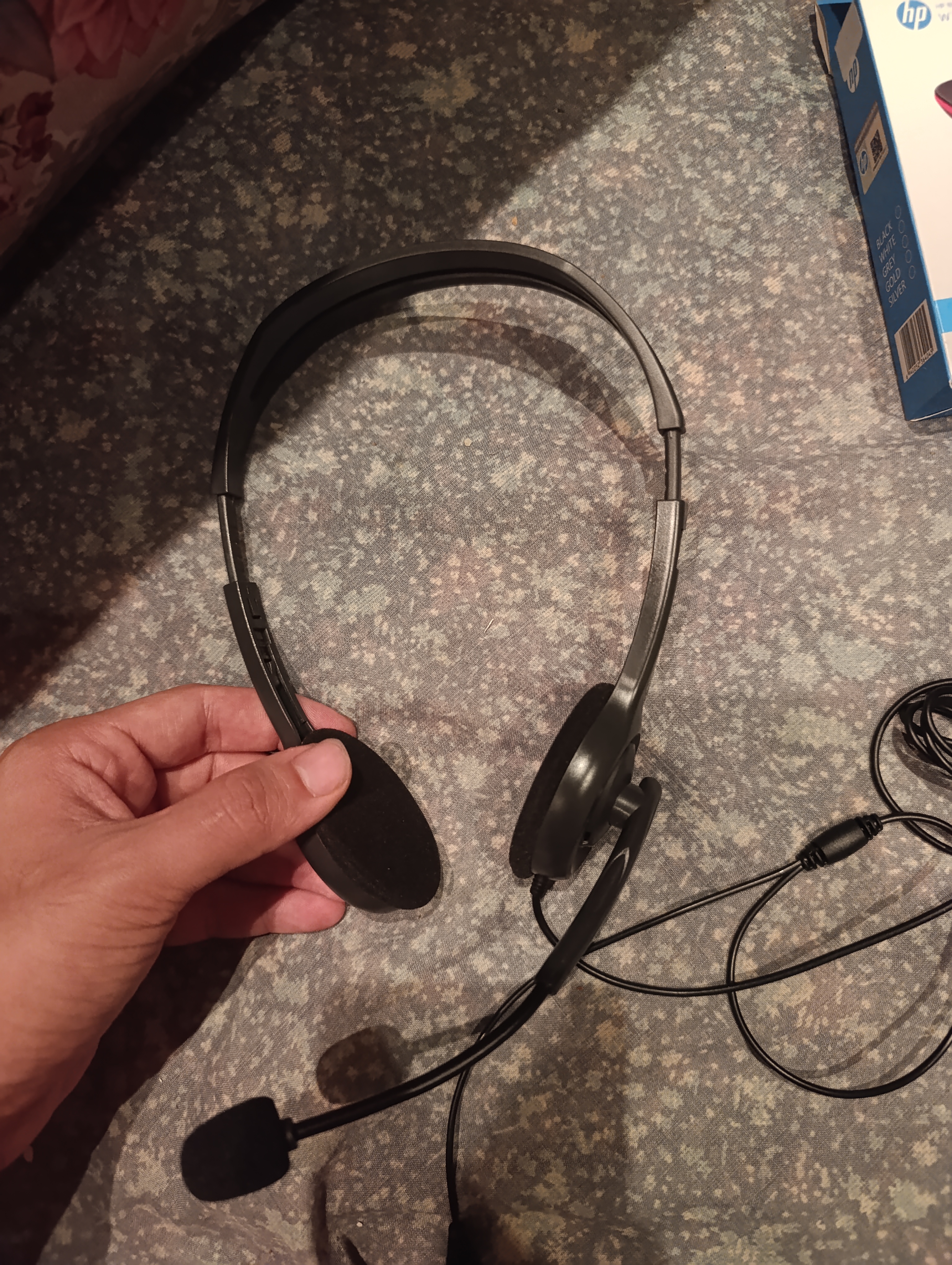 Наушники для Call Centre, Logitech h110, AUX подключение