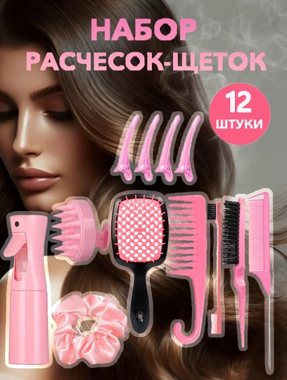 Набор расчесок — IUU1-IU10020-КОНФЕТН