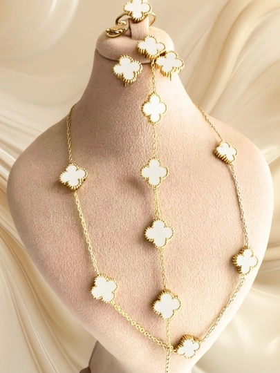 Комплект украшений в стиле Messika, Bvlgari и Van Cleef — SHONAJW-KOMPLEKT-ПРОЗР