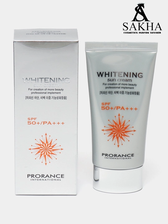 Противопигментный отбеливающий солнцезащитный крем Prorance Whitening SPF 50+ PA+++, 70 мл - 